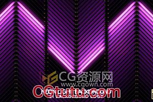 21种环路元素霓虹灯背景VJ视频素材 循环动画LED背景素材 免费下载