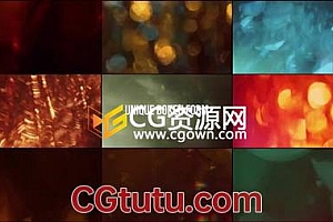 30种散景镜头漏光与20组动态背景视频素材4K分辨率免费下载