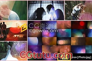 22组浪漫光泄漏散景镜头光斑光效叠加效果4K分辨率视频素材下载