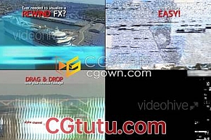 制作影片倒带画面效果有3种动画带有声音Alpha通道视频素材文件