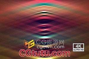 4K视频素材抽象多彩运动光束幻觉光线动态艺术背景VJ视频