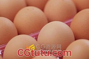 实拍素材-鸡蛋特写农场绿色有机食品营养鲜鸡蛋视频素材