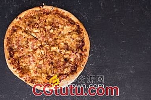 定格动画拍摄吃完披萨效果实拍视频素材下载