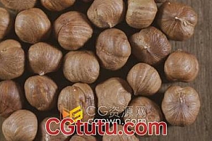 4K分辨率实拍视频旋转榛子坚果板栗视频素材下载