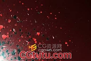 线拉着德州扑克牌符号元素场景动画视频素材免费下载