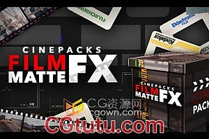 Film Matte FX 复古和现代电影胶片遮罩效果制作视频素材