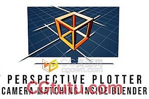 Blender插件Perspective Plotter v1.1.2摄像机与三维透视匹配工具