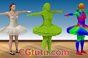 体素热扩散蒙皮Blender插件Voxel Heat Diffuse Skinning v3.5.1