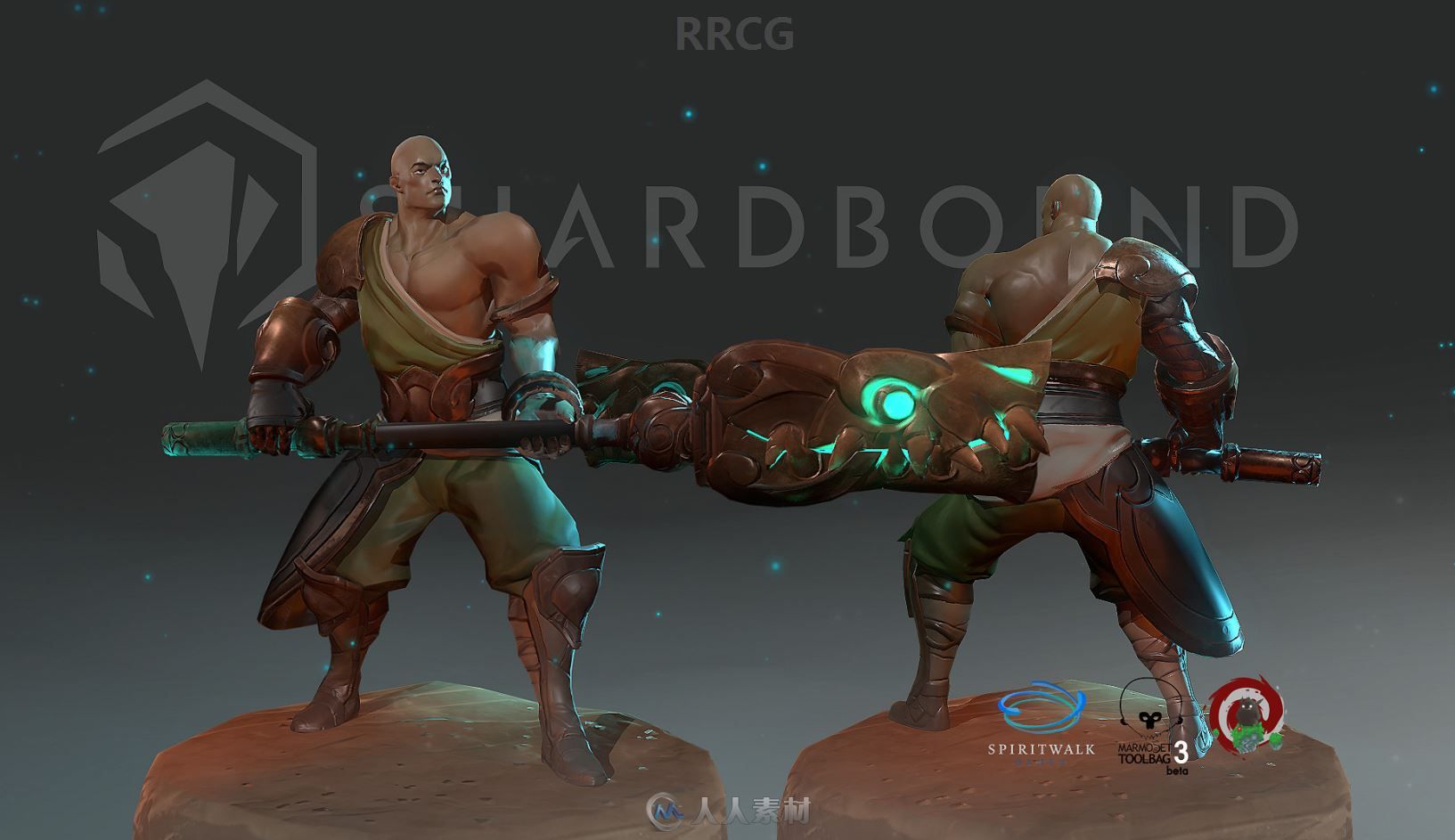 画师Shardbound科幻机械战斗角色3D画集