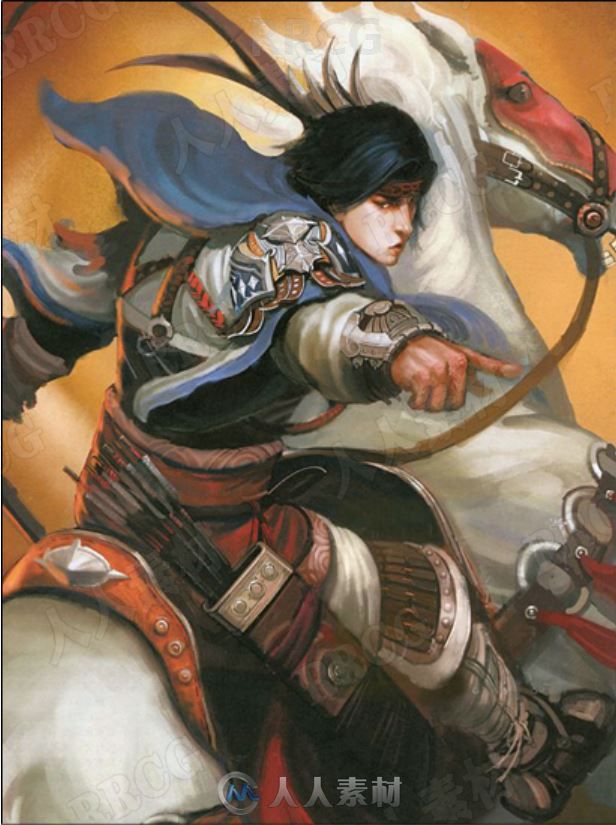 三国游戏角色写实动画皮肤原画插画集