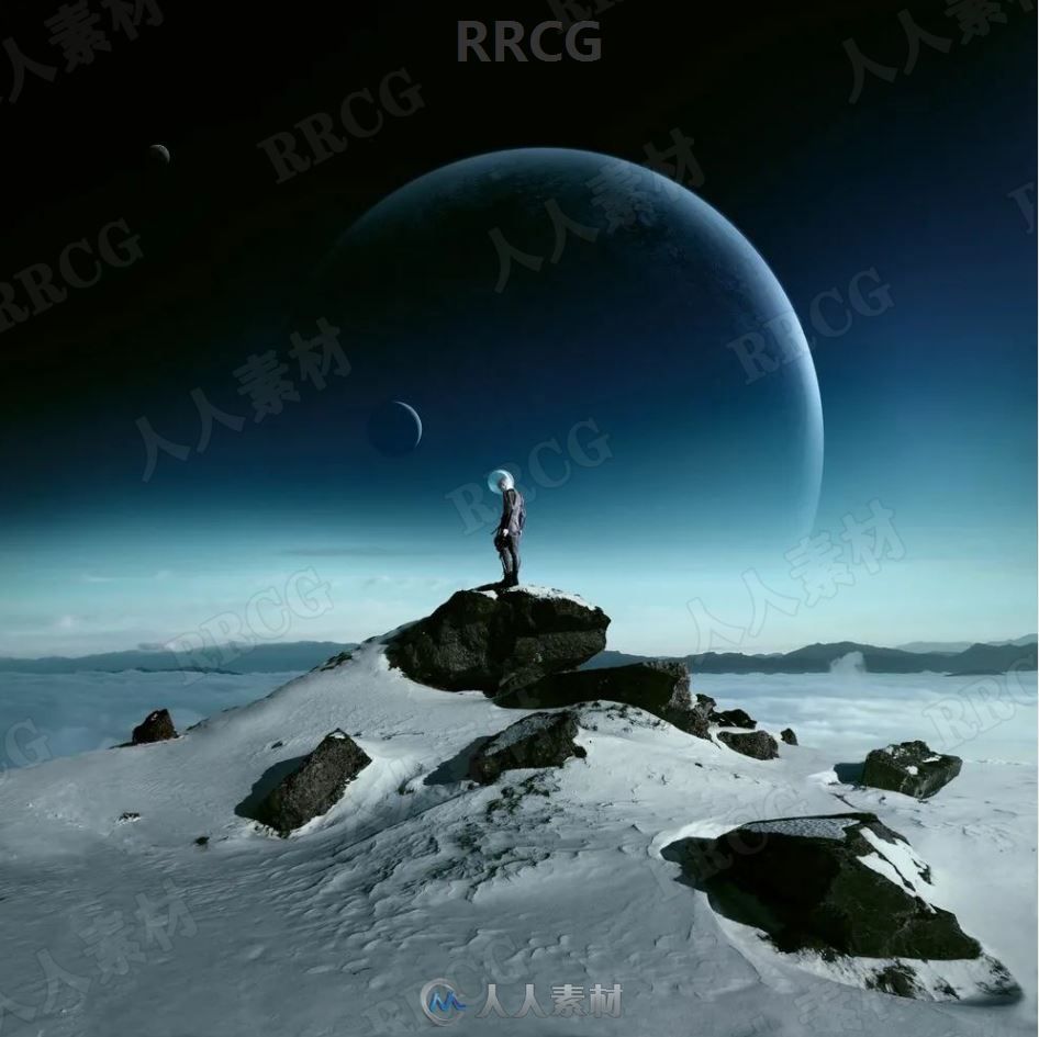 视觉幻境科幻末日老旧逼真场景原画插画集