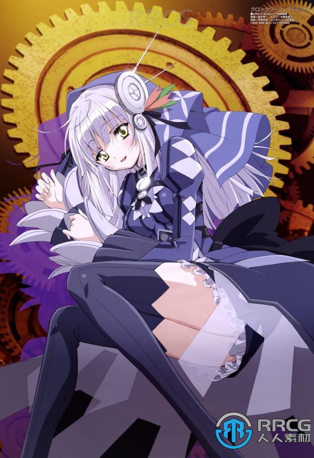 画师Megami Magazine可爱美少女萝莉角色原画插画集