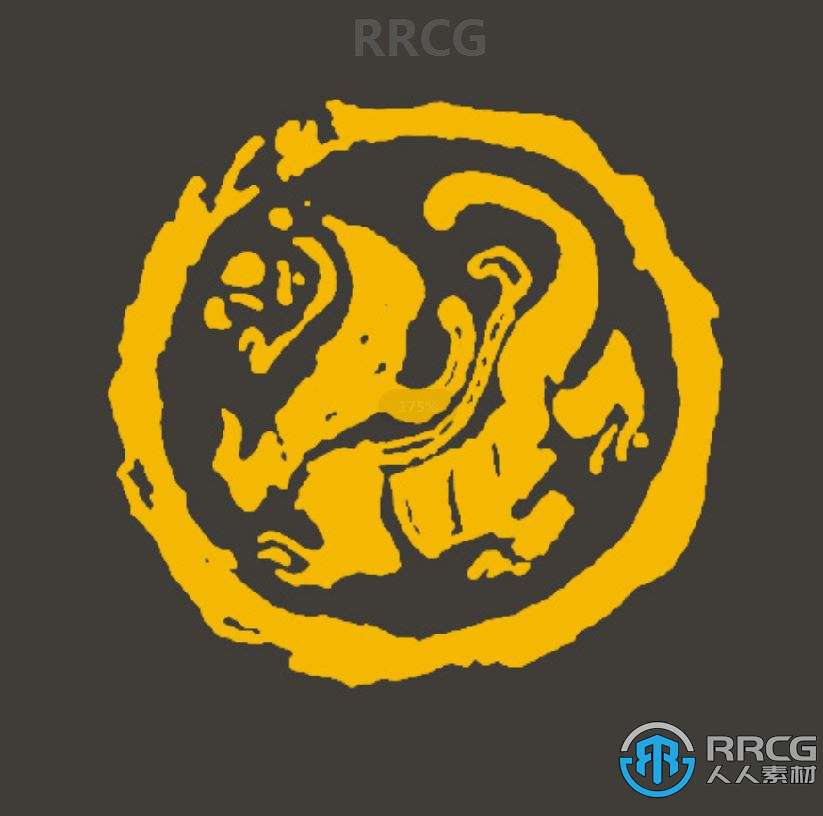 平面瓦当素材贴图高清创作参考图