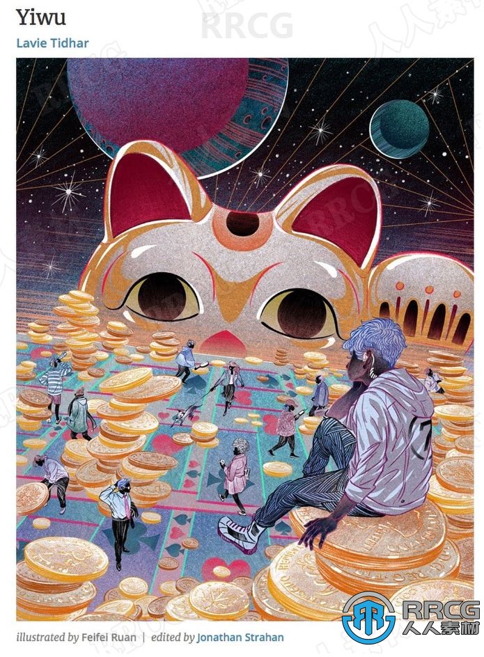 画师Feifei Ruan科幻艺术商业海报原画插画集