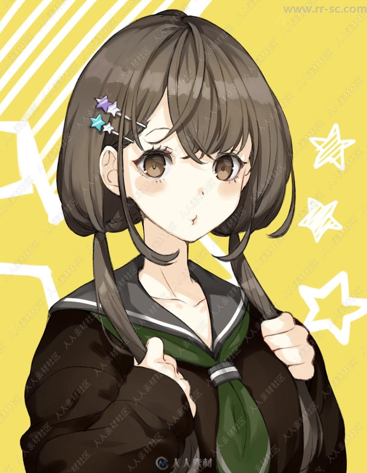 第10期美女角色原画插画合辑