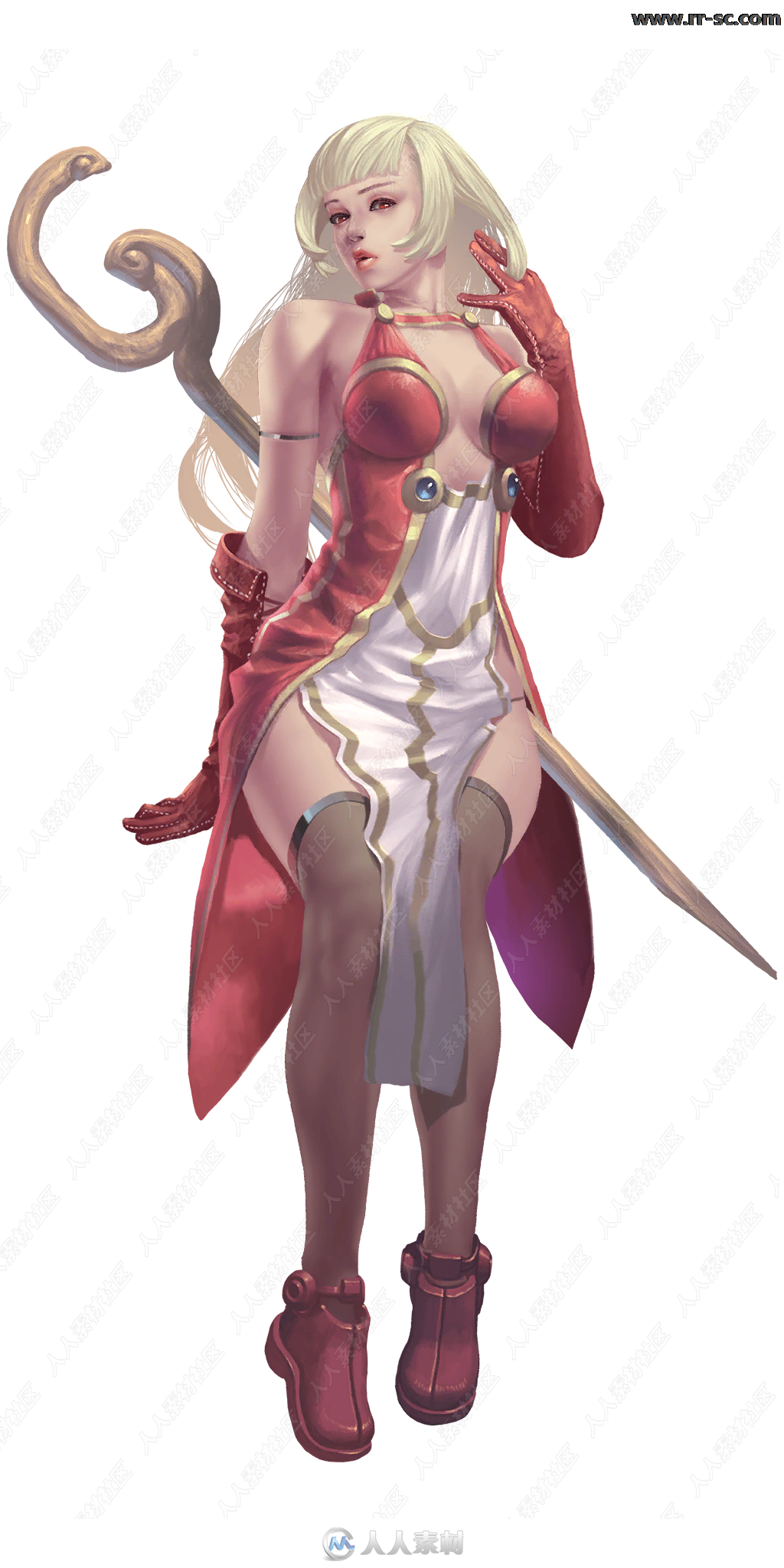 Crystal Maidens设计原画插画合集