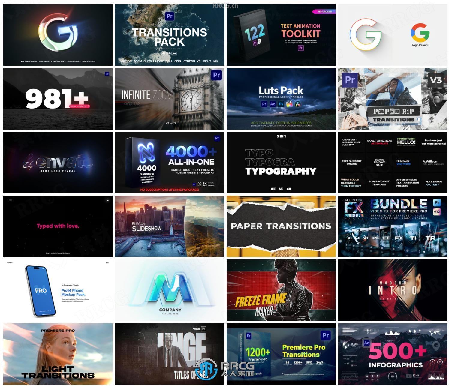 After Effects色彩校正与调色预设AE模板合集2025年第一季