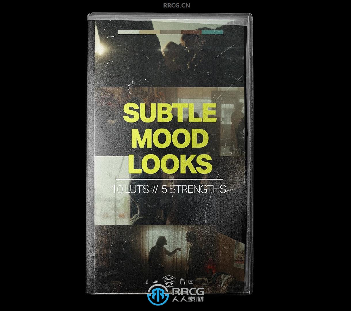 50组高质量丰富情感视觉效果调色LUTs预设包