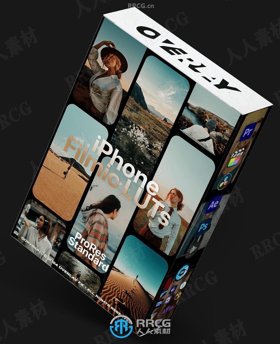 20款苹果手机短视频旅行VLOG商业广告独立电影专业LUT调色预设包