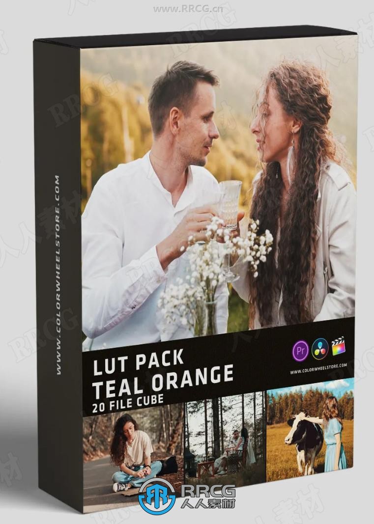 20组Colorwheelstore出品青橙风格影视画面LUT调色预设包