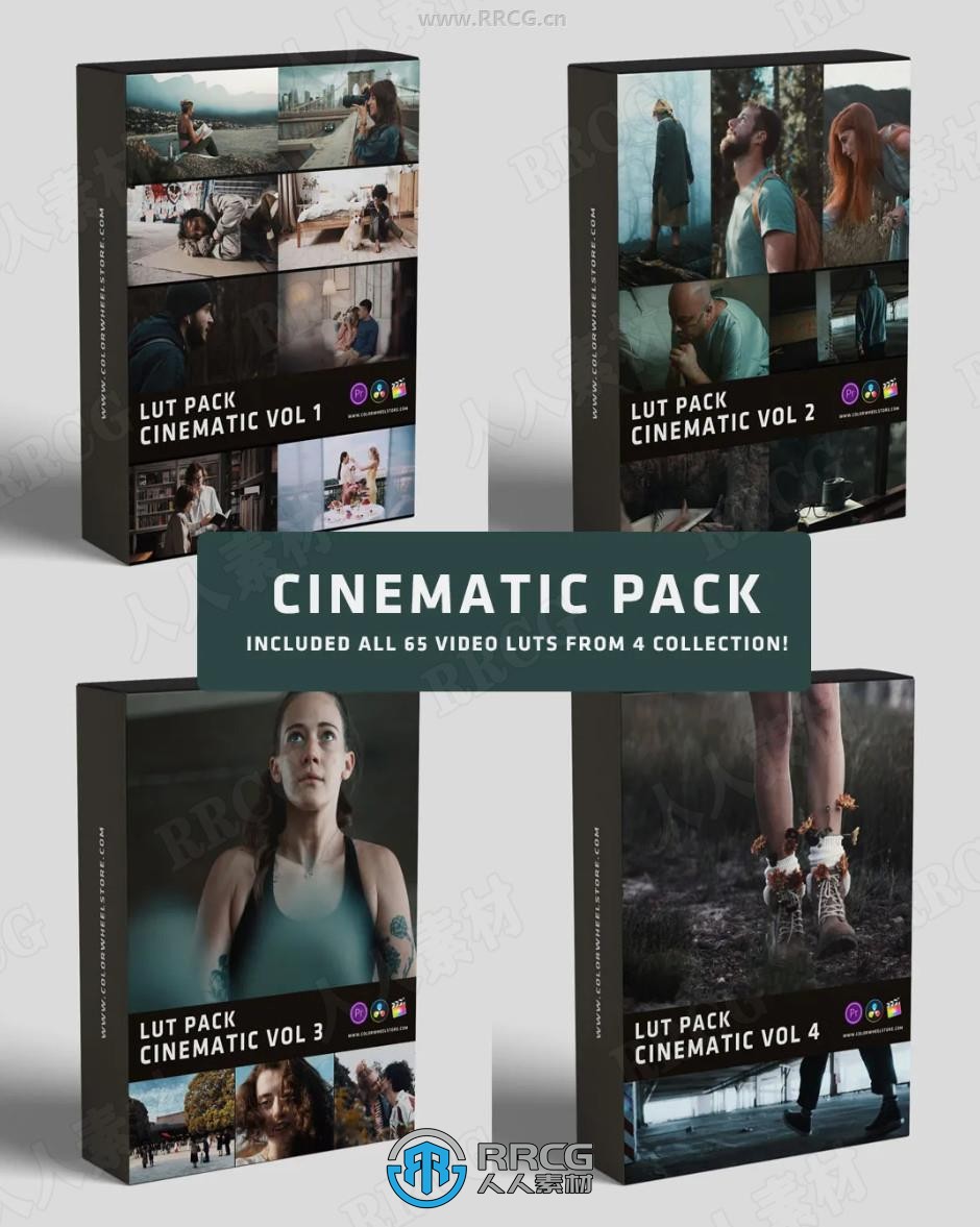 65款四个精选系列影视级LUT调色预设合集