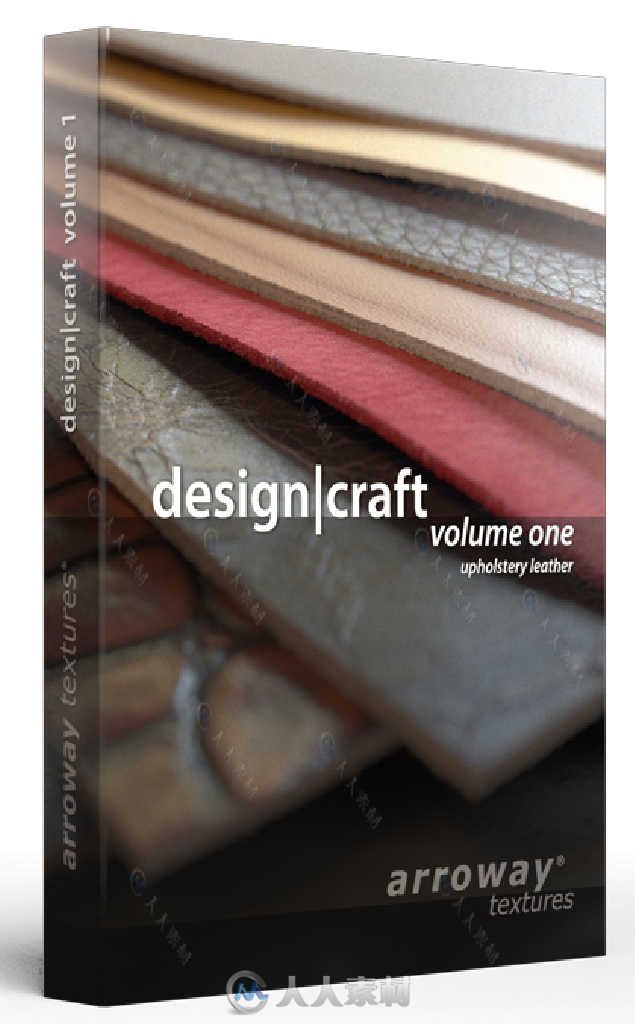 26组皮革风格纹理贴图完整合辑 ARROWAY DESIGN CRAFT VOLUME ONE COMPLETE