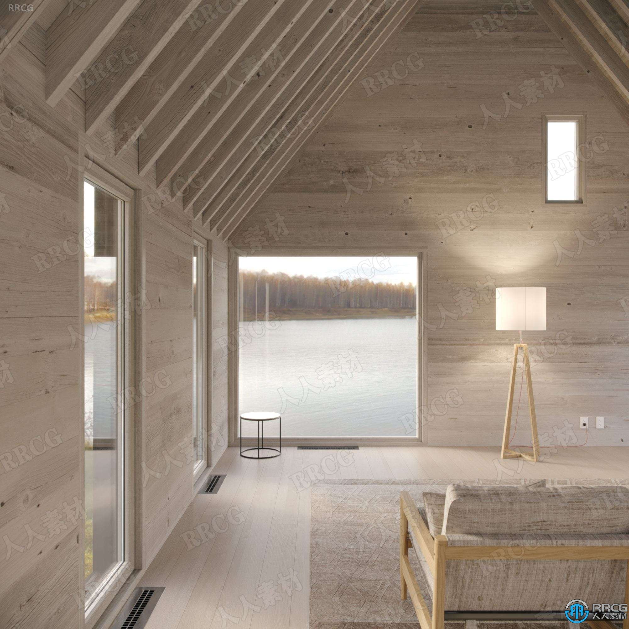 36种不同种类风格木质材质高清纹理贴图合集